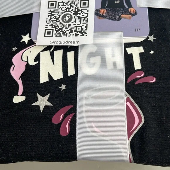 2 Pieces Pajama Set Plush Pants & Long Sleeve Tee NWT - Picture 2 of 10